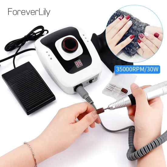 Electric Nail Drill Machine Set 35000RPM for Nail File Machine Milling Cutter For Manicure Pedicure Accessories Nail Art Tool