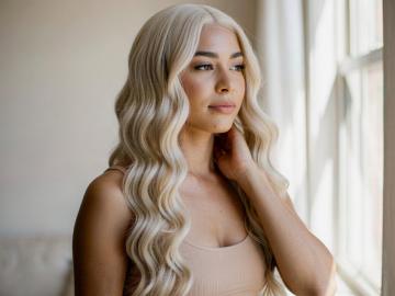 Colored Body Wave Human Hair Lace Wig