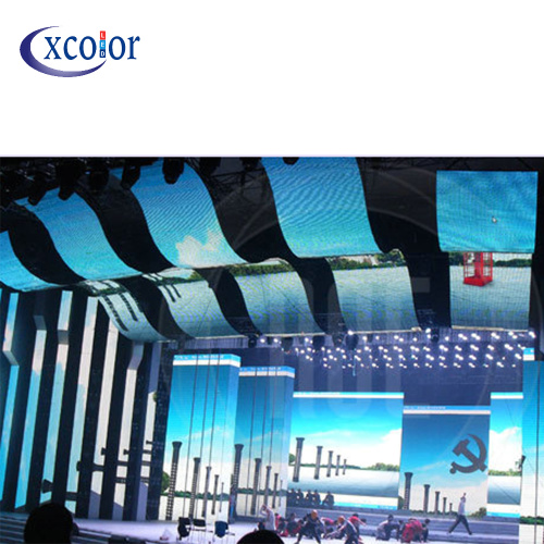Indoor P10 RGB Curtain Led Video Display Screen