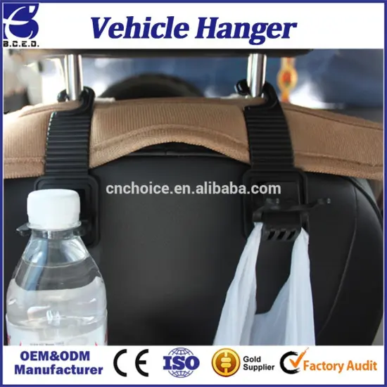 Auto Headrest Hanger Plastic seat back Car hanger Hook