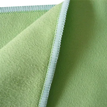 Double faced plush for towel, double sided