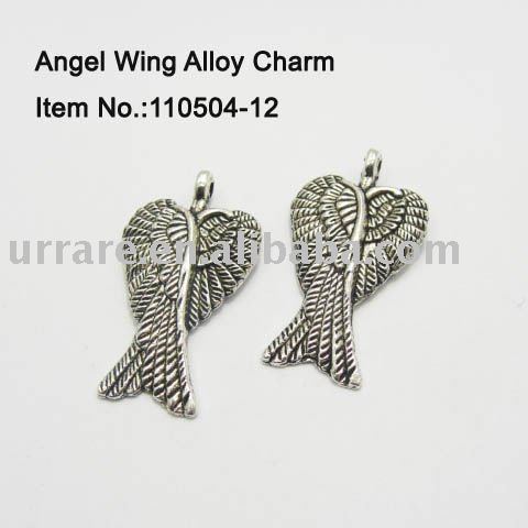 Nice Angel Wing Shape Alloy Jewelry Charms