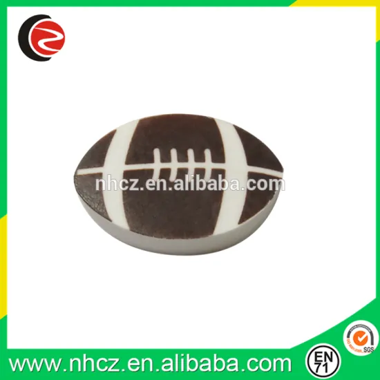 Brown Soccer Shaped Eraser