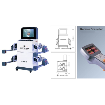 ZF-V8-A CCD Wheel Alignment with Remote Controller - CE Certification Database Update Freely Aligner