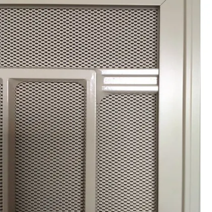 Jotun Super Weathering Powder Coating Black Lozenge Aluminum Expanded Metal Sheet DVA Mesh" 

However, to make it more concise and SEO-friendly, you might consider:

"Jotun Weathering Powder Coating Black Lozenge Aluminum Mesh