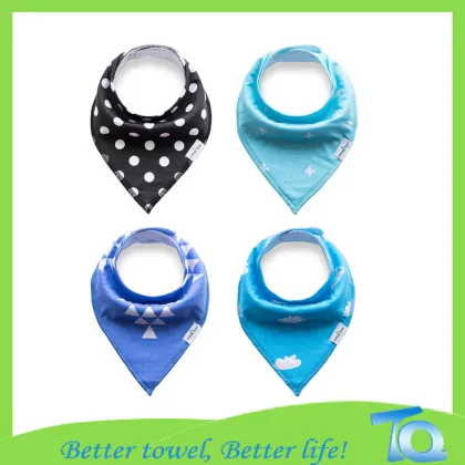 Bandana Bibs Free Pacifier Clip Baby Bibs