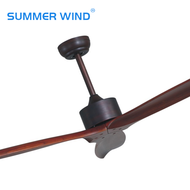 Multi-functional cheap electric fans wooden ceiling fan