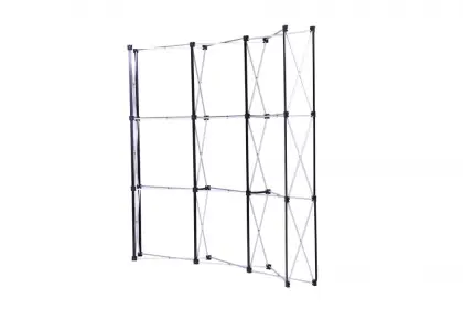 Spring pop up stand with lights for advertising