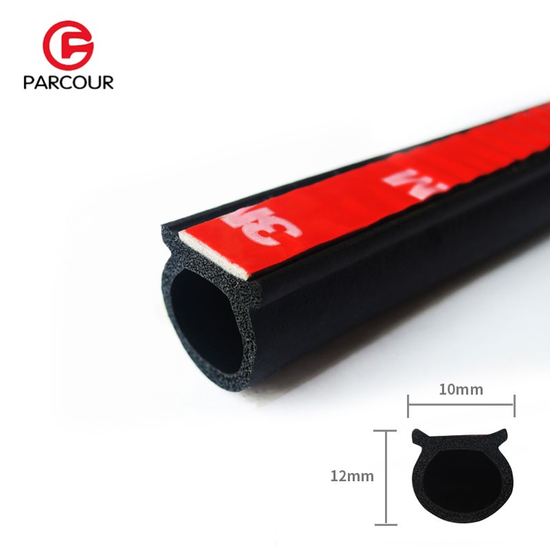 baseus Good quality car 5/8m P Z big D small D door seal EPDM rubber soundproof weather strip super glue car accessories auto