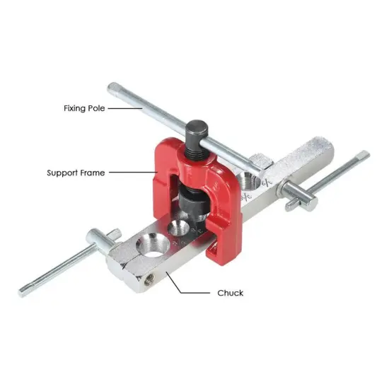 Professional Flaring Tool for Refrigeration - 0-14mm Steel Hole Expanding Tool (OEM Customizable)