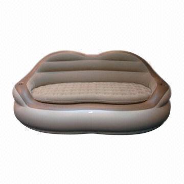 Flocked Luxury Sofa, Twin Size, Available in Various Colors