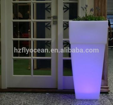 FO-9530 LED Illuminate Flower Planter, Home Ornaments Flower Pots, Tall Flower Vase