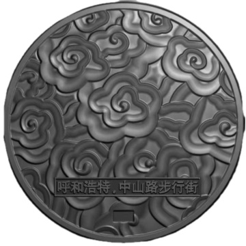 Fashion ductile cast iron manhole cover