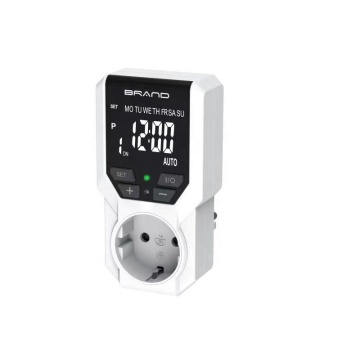 Digital Smart Timer Socket with Large LCD Display - Energy Saving Manager & Timing Switch