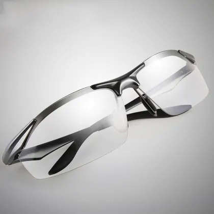 High Quality Polarized Mirror Black TAC Cycling Sunglasses UV400