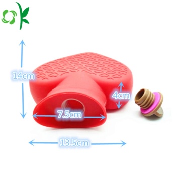 Heart Shape Silicone Hot Water Bag for Pain