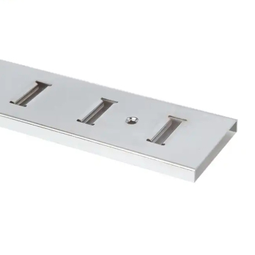 Chrome Plated Metal Column Slotted Strut U-Channel