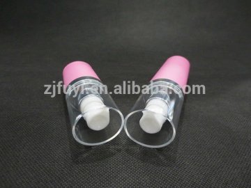 15ml 30ml Oval pink plastic bottle for cream