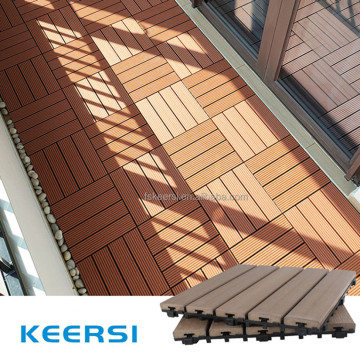 Keersi Waterproof Patio Timber Look Outdoor Interlocking Wood Flooring