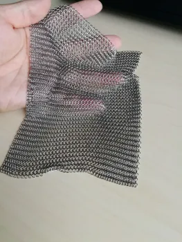 Chainmail Dishcloth for Die-cast Iron Pan Cleaning