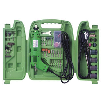 185-piece rotary tool and accessories set, includes felt wheel and mandrel for cut off wheel