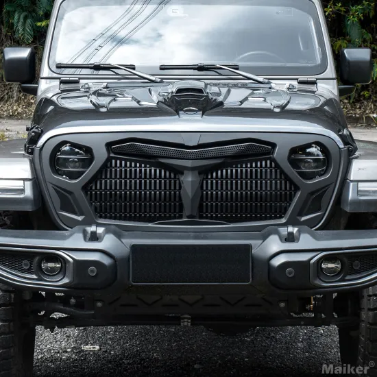 Maiker Matte Black Replacement Grille for Jeep Wrangler JL/ Gladiator JT