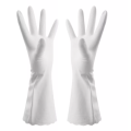 flock lined lined pvc household gloves, rubber gloves wash gloves