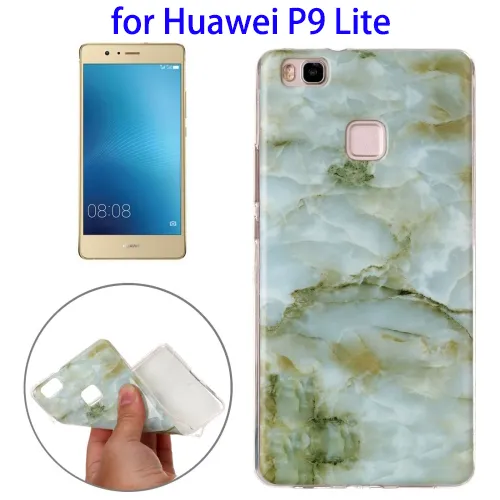Marbling Pattern Soft TPU Case for Huawei P9 Lite Flip Cover Case