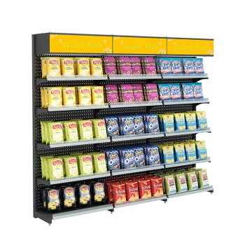 Custom Gondola Metal Shelving For Sale