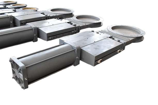 Coal mill pneumatic outlet door