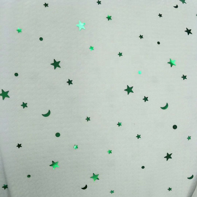 Moon Star Design Tule Moonlight Lantejoulas tecido de chiffon