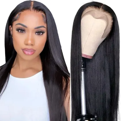 Uniky 13x4 HD Lace Brown Highlight Wig,Brown Blonde Highlights Deep Wave Lace Front Wig
