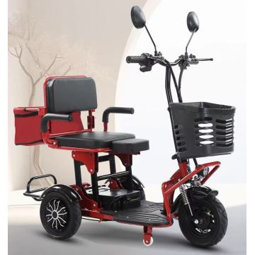 Electric tricycle can carry people at home