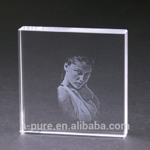 Hot Sale Photo 3D Engraving Business Gifts Crystal Blank