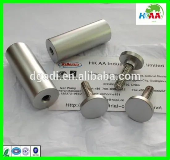 Stainless steel standoff 316L glass standoff 50(Dia)*30 with Mirror finished for balustrade,stair,fencing