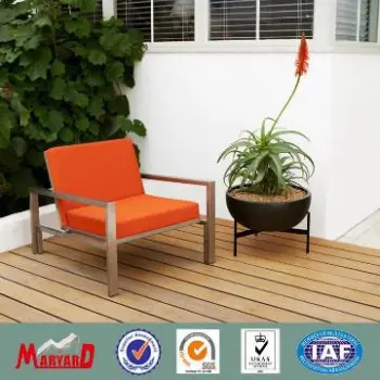 Fashion Style Garden Stainless Steel Single Sofa MY13SS12