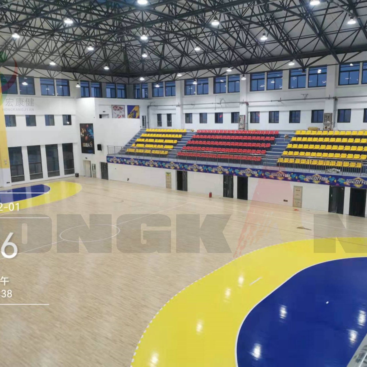 Anti-Slip Maple Wood Indoor Basketball Court Flooring