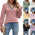 Casual Petal Sleeves blouse t shirt