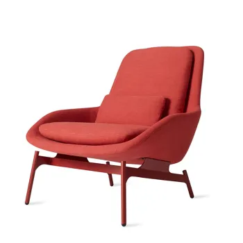 High Quality Fabrics Luxury Metal Leg High Density Sponge Single Seat Sofa Chair
