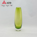 Green cased glass home living room flower vase