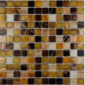 Vintage Nebula Gold Line Glass Mosaics