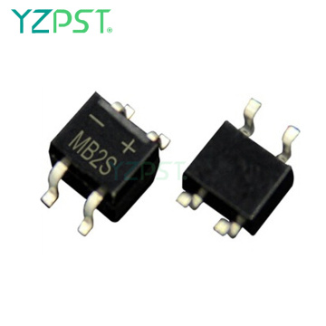 0.5 amp 200V MB2S 단상 브리지 정류기