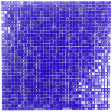 Tessere di mosaico di vetro blu