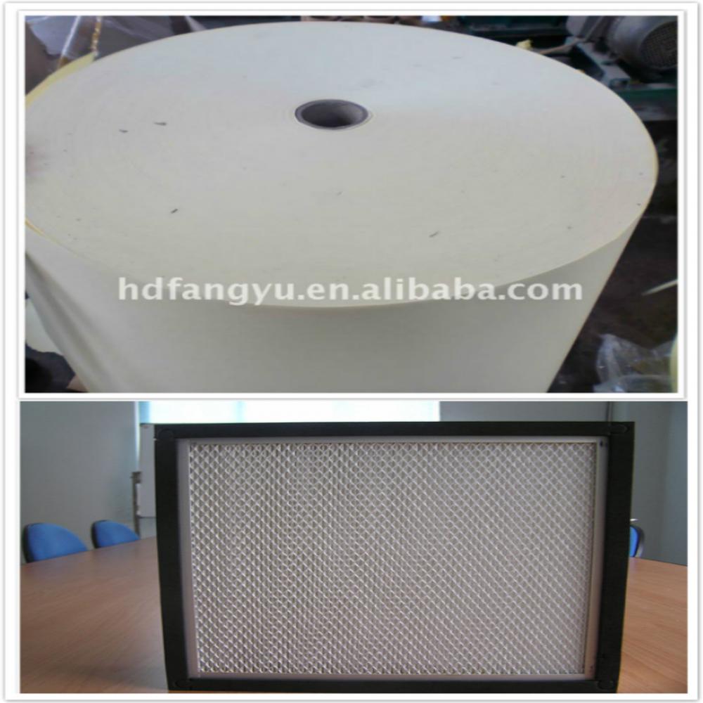 H13 fiberglass 0.3 micron HEPA filter paper China Manufacturer