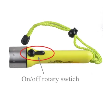 Waterproof Flashlight For Outdoor Sport Scuba Diving Flashlight