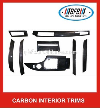 CARBON FIBER INTERIOR TRIMS FOR BMW 5 SERIES E60 3M STICK ON TYPE