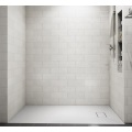 57 Inch Shower Pan Embedded Acrylic Shower Pan With Drainer