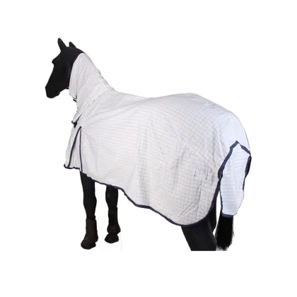 Combo White Horse Fly Rugs Checked