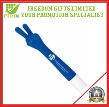 Custom Logo Promotional Finger Shaped Pen (FREEDOM-HL06)