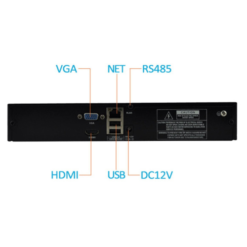 1U H.265 32chs Network NVR for IP Camera